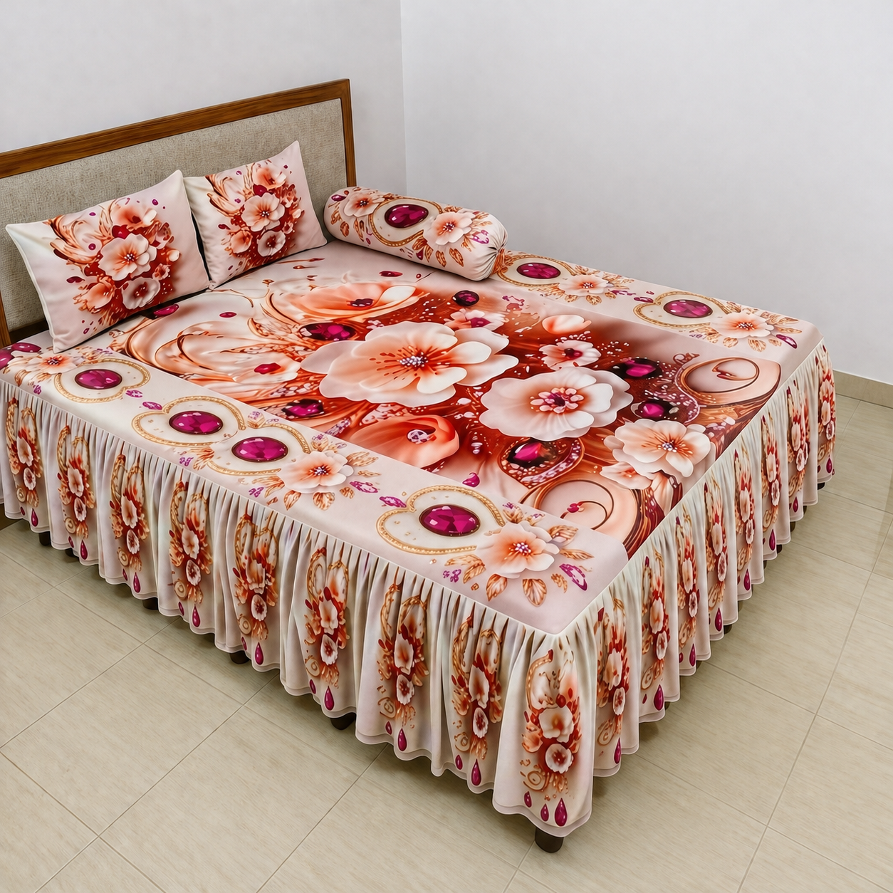 3D প্রিন্টের ওয়াটারপ্রুফ কুচি বেডশীট=84